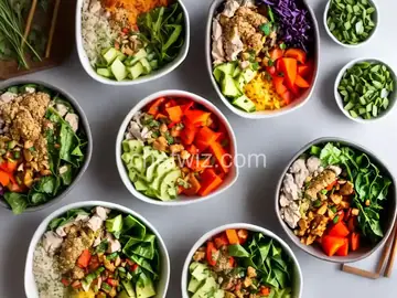 Healthy Lunch Ideas: Box Lunch Buddha Bowls