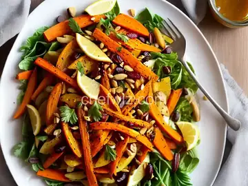 Honey-Lemon Roasted Carrot Salad