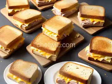Hot Ham and Cheese Sandwiches