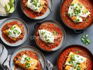 Instant Pot Chicken Enchiladas