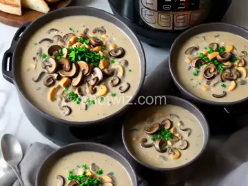 Instant Pot Creamy Mushroom Soup