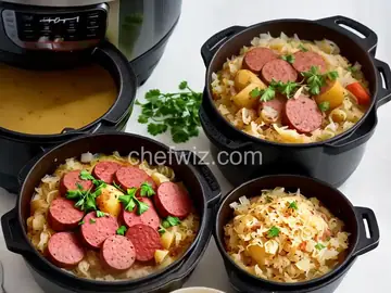 Instant Pot® Kielbasa, Sauerkraut, and Potato