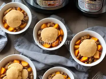 Instant Pot Peach Cobbler