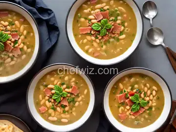Instant PotÂ® White Bean Soup with Prosciutto