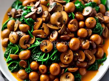 Italian-Style Mushrooms and Spinach