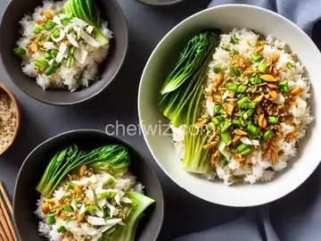 Jasmine Rice with Bok Choy