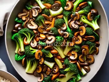Keto Mushroom and Bok Choy Stir-Fry