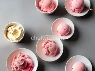 Keto No-Churn Strawberry Ice Cream