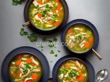 Leftover Roast Chicken Soup