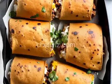 Leftover Turkey Burritos