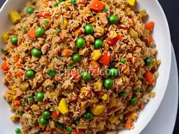 Leftover Turkey Fried Rice