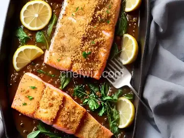 Lemon Panko-Crusted Salmon