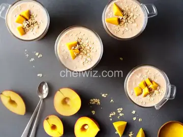 Mango Oatmeal Breakfast Smoothie