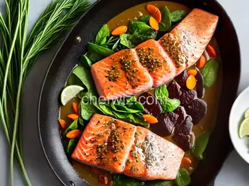 Maple Mustard Salmon