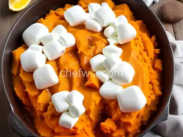 Mashed Sweet Potatoes with Marshmallows