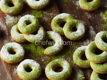 Matcha Baked Doughnuts