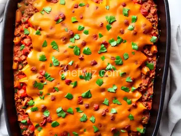 Meaty Stuffed Pepper Casserole