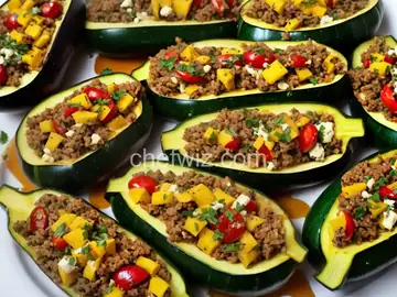 Mediterranean Stuffed Zucchini