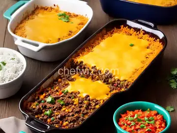 Mexican Beef and Rice Casserole
