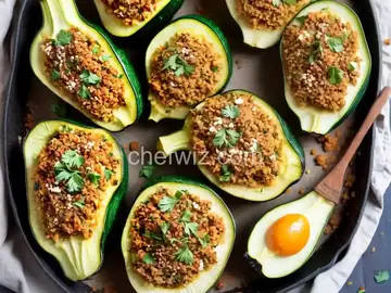 Middle Eastern Stuffed Zucchini