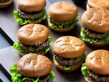 Mushroom Beef Burgers