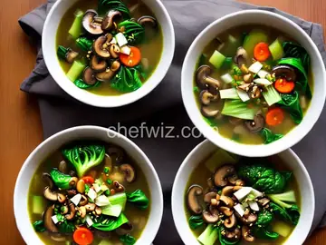Mushroom Bok Choy Soup