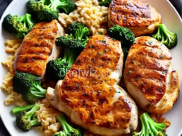 Mushroom, Broccoli, and Cheese Stuffed Chicken