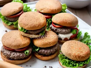 My Husband's Favorite Baked Burgers