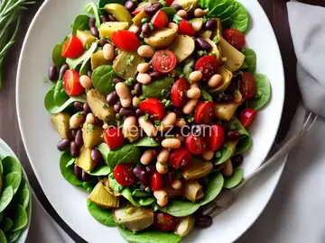 New Year Three-Bean and Artichoke Salad