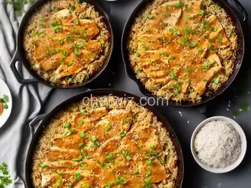 One Dish Chicken and Rice Bake