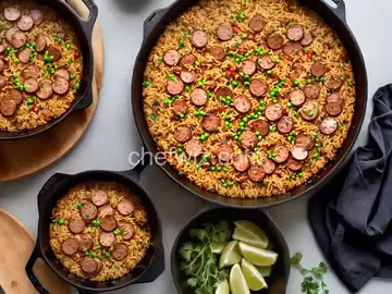 One-Pot Chicken and Sausage Orzo