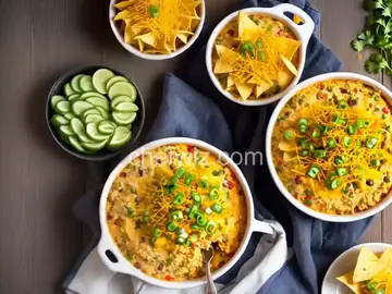 Outrageous Warm Chicken Nacho Dip