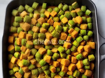 Oven Fried Okra