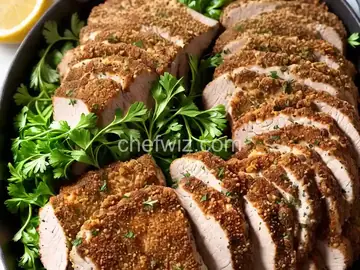 Parsley and Parmesan Crusted Pork Tenderloin
