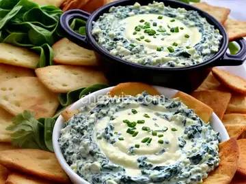 Party Food Ideas: Spinach Artichoke Dip