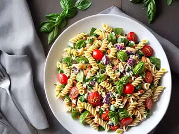 Pasta Salad with Homemade Dressing