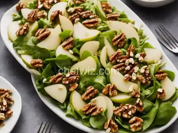 Pear Salad with Balsamic and Walnuts