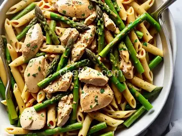 Penne with Chicken and Asparagus