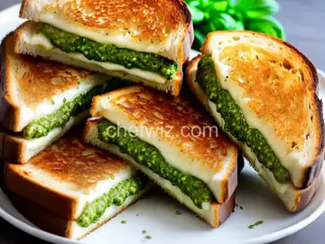 Pesto Grilled Cheese Sandwich