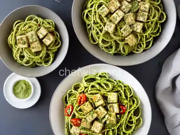 Pesto Tofu Pasta
