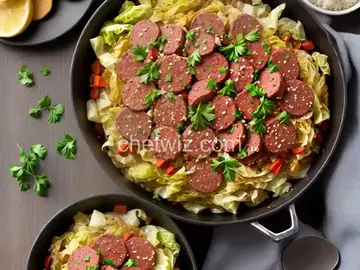 Polish Link Sausage and Cabbage