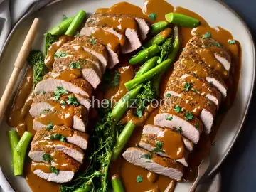 Pork Tenderloin with Dijon Marsala Sauce