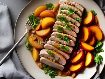 Pork Tenderloin with Peaches