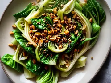 Quick Baby Bok Choy with Garlic
