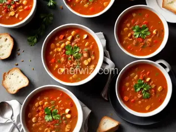 Quick Manhattan Clam Chowder