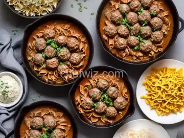Quick Meatball Stroganoff