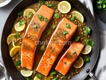 Quick Salmon Piccata