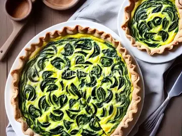 Quick Spinach Quiche