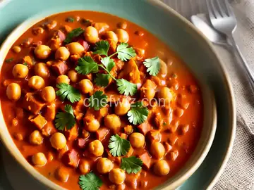 Quorn and Chickpea Curry