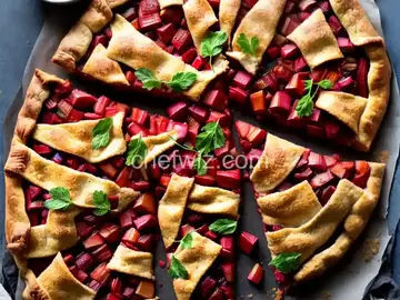 Rhubarb Galette